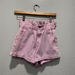 Pacsun pink Mom Shorts size Small with elastic waistband